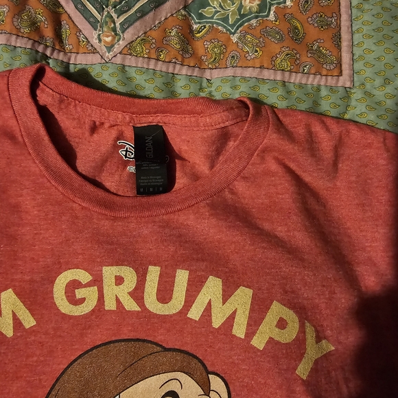 Red Grumpy Graphic Tee - Picture 3 of 3